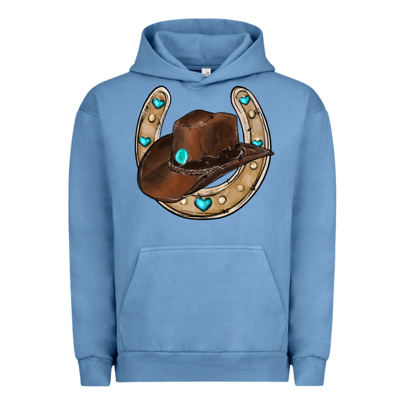 Horseshoe Cowboy Hat Urban Hoodie by RanaPortraitStore | Teevron