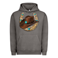 Pigment Tornado horseshoe cowboy hat Urban Hoodie - RanaPortraitStore