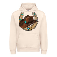 Sandshell horseshoe cowboy hat Urban Hoodie - RanaPortraitStore