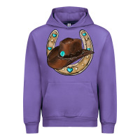 Tulip horseshoe cowboy hat Urban Hoodie - RanaPortraitStore