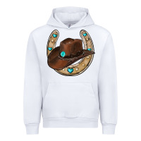 White horseshoe cowboy hat Urban Hoodie - RanaPortraitStore