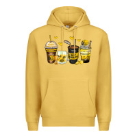 Antique Gold ice hockey coffee cups Premium Hoodie - Zillion Design Studio