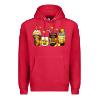 Cardinal ice hockey coffee cups Premium Hoodie - Zillion Design Studio