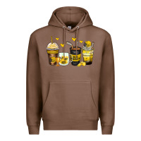 Chestnut ice hockey coffee cups Premium Hoodie - Zillion Design Studio