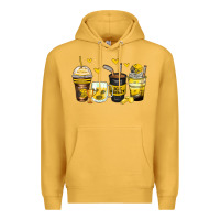 Mustard ice hockey coffee cups Premium Hoodie - Zillion Design Studio