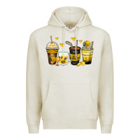 Oatmeal Heather ice hockey coffee cups Premium Hoodie - Zillion Design Studio