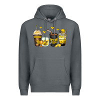 Rock ice hockey coffee cups Premium Hoodie - Zillion Design Studio