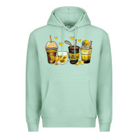 Seafoam ice hockey coffee cups Premium Hoodie - Zillion Design Studio