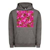 Pigment Tornado Breast Cancer with Ribbon and Butterfly Urban Hoodie - texasbilliewilder