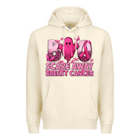 Sandshell Boo Scare Away Breast Cancer Premium Hoodie - texasbilliewilder