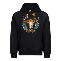 Black western horseshoe skull Urban Hoodie - RanaPortraitStore