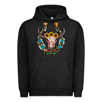 Pigment Black western horseshoe skull Urban Hoodie - RanaPortraitStore