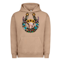 Pigment Burro western horseshoe skull Urban Hoodie - RanaPortraitStore