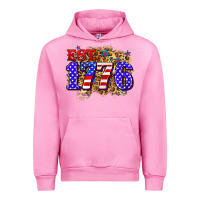 Fuchsia Pink est. 1776 4th of july Urban Hoodie - Zillion Design Studio