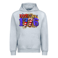 Heather Grey est. 1776 4th of july Urban Hoodie - Zillion Design Studio