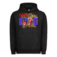 Pigment Black est. 1776 4th of july Urban Hoodie - Zillion Design Studio