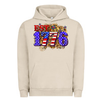 Pigment French Oak est. 1776 4th of july Urban Hoodie - Zillion Design Studio