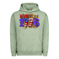 Pigment Oil Green est. 1776 4th of july Urban Hoodie - Zillion Design Studio