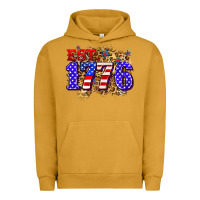 Pigment Peanut Butter est. 1776 4th of july Urban Hoodie - Zillion Design Studio