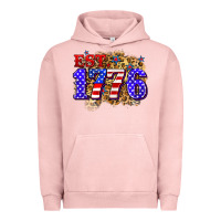 Pigment Salmon est. 1776 4th of july Urban Hoodie - Zillion Design Studio