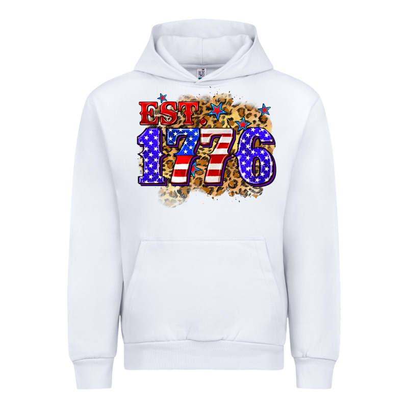 Est. 1776 4th Of July Urban Hoodie by Zillion Design Studio | Teevron