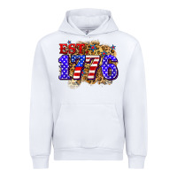 White est. 1776 4th of july Urban Hoodie - Zillion Design Studio