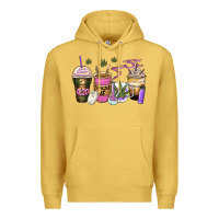 Antique Gold weed coffee cups Premium Hoodie - Zillion Design Studio