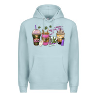 Blue Mist weed coffee cups Premium Hoodie - Zillion Design Studio