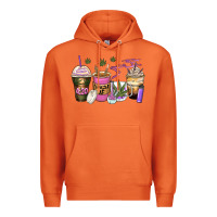 Carrot weed coffee cups Premium Hoodie - Zillion Design Studio