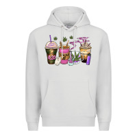 Dove Grey weed coffee cups Premium Hoodie - Zillion Design Studio