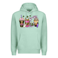 Seafoam weed coffee cups Premium Hoodie - Zillion Design Studio