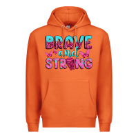 Carrot Brave and Strong Premium Hoodie - texasbilliewilder