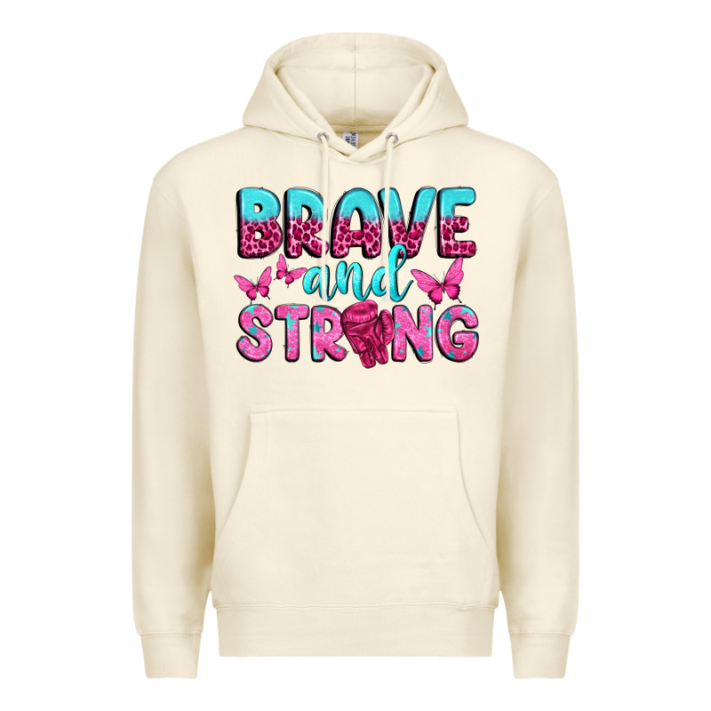 Brave And Strong Premium Hoodie by texasbilliewilder | Teevron