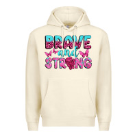 Sandshell Brave and Strong Premium Hoodie - texasbilliewilder