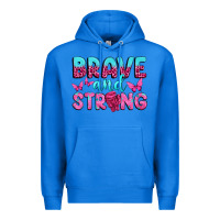 True Royal Brave and Strong Premium Hoodie - texasbilliewilder