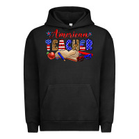 Pigment Black American teacher Urban Hoodie - Zillion Design Studio