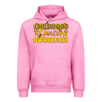 Fuchsia Pink Childhood Cancer Awareness Urban Hoodie - texasbilliewilder