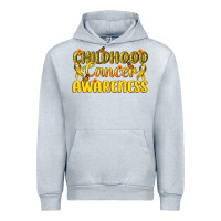 Heather Grey Childhood Cancer Awareness Urban Hoodie - texasbilliewilder