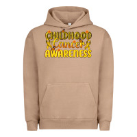 Pigment Burro Childhood Cancer Awareness Urban Hoodie - texasbilliewilder