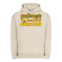 Pigment French Oak Childhood Cancer Awareness Urban Hoodie - texasbilliewilder