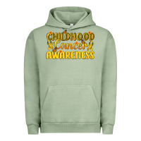Pigment Oil Green Childhood Cancer Awareness Urban Hoodie - texasbilliewilder