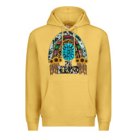 Antique Gold western rainbow  be kind Premium Hoodie - RanaPortraitStore