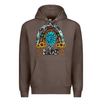 Coffee western rainbow  be kind Premium Hoodie - RanaPortraitStore