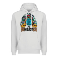 Dove Grey western rainbow  be kind Premium Hoodie - RanaPortraitStore