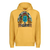 Mustard western rainbow  be kind Premium Hoodie - RanaPortraitStore