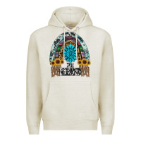 Oatmeal Heather western rainbow  be kind Premium Hoodie - RanaPortraitStore