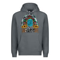 Rock western rainbow  be kind Premium Hoodie - RanaPortraitStore