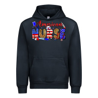Navy American nurse Urban Hoodie - Zillion Design Studio