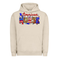 Pigment French Oak American nurse Urban Hoodie - Zillion Design Studio
