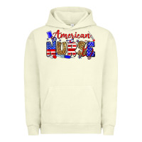 Pigment Pistachio American nurse Urban Hoodie - Zillion Design Studio